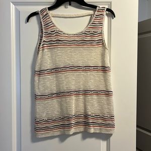 Multi Color Knit Tank from Charming Charlie’s with back strap accent
